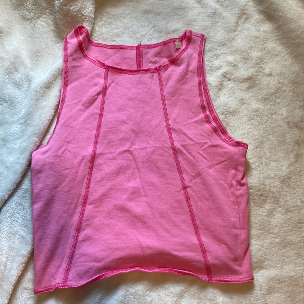 Pacsun Basic Seamed Crop Tank Top
